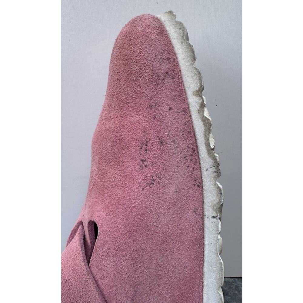 Stained Birkenstock Boston Bs Color Candy Pink Suede Ladies Size 8 - Picture 5 of 12